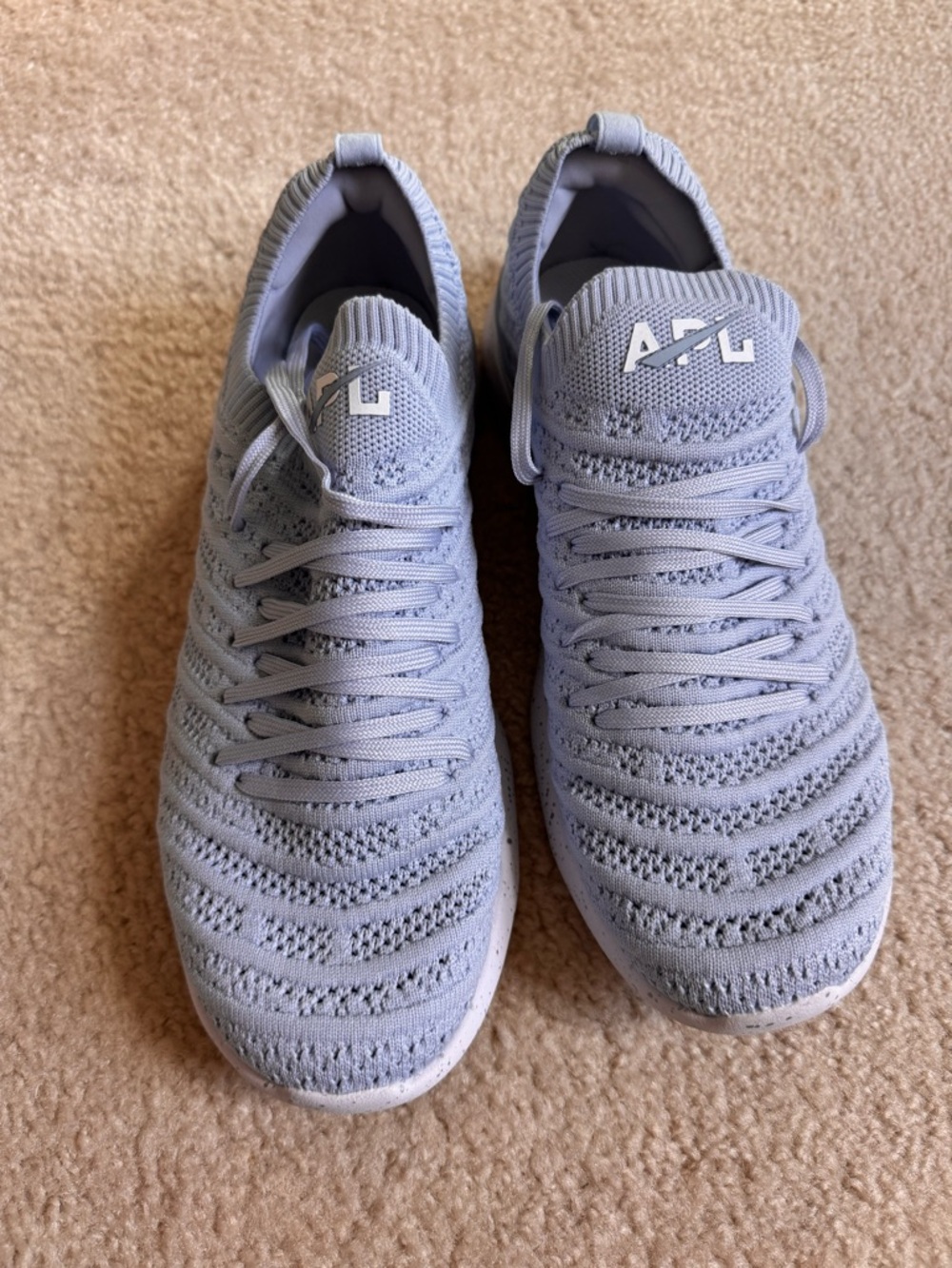 APL TechLoom Knit Sneakers in Pale Blue